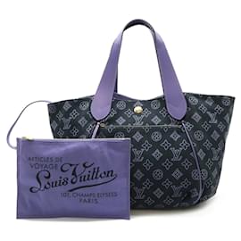 Louis Vuitton-Louis Vuitton Monogram Beach Line Cabas Ipanema PM Tote Bag-Red,Purple