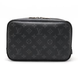 Louis Vuitton-Poche Truss Toilette GM Monogram Eclipse Louis Vuitton-Marrom,Preto,Monograma