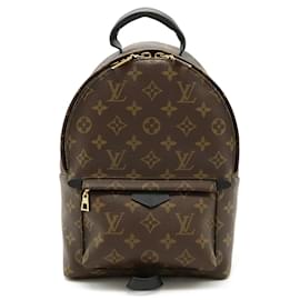 Louis Vuitton-Mochila Palm Springs PM Monograma Louis Vuitton-Marrom,Monograma