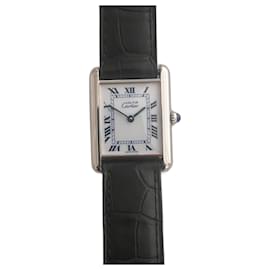 Cartier-Silver tank-White