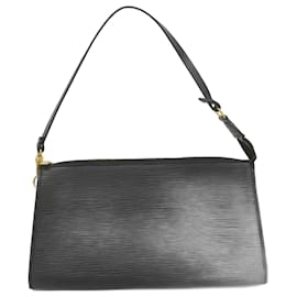 Louis Vuitton-Louis Vuitton Epi Pochette Accessoires M52982 Noir Pouch-Black