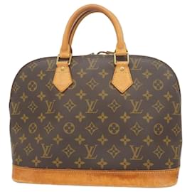 Louis Vuitton-Bolsa de mão Alma Monogram Louis Vuitton-Marrom