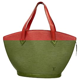 Louis Vuitton-Bolsa de mão Saint Jacques Monogram Louis Vuitton-Vermelho