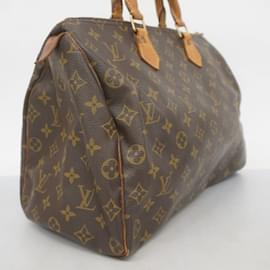 Louis Vuitton-Bolsa Louis Vuitton Monogram Speedy 35-Marrom