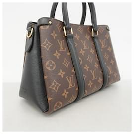 Louis Vuitton-Bolsa Monogram Soufflot da Louis Vuitton-Marrom,Preto