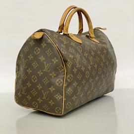 Louis Vuitton-Bolsa Louis Vuitton Monogram Speedy 35-Marrom