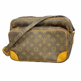 Louis Vuitton-Bolsa de Ombro Monogram Nile da Louis Vuitton-Marrom