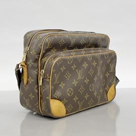 Louis Vuitton-Bolsa de Ombro Monogram Nile da Louis Vuitton-Marrom
