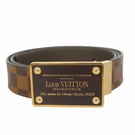 Louis Vuitton-Louis Vuitton Damier Santur Aventure Belt-Damier ebene