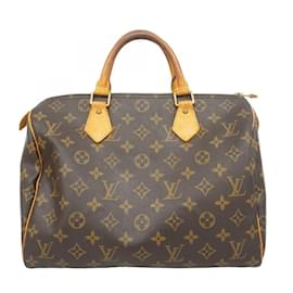 Louis Vuitton-Bolsa Louis Vuitton Monogram Speedy 30-Marrom
