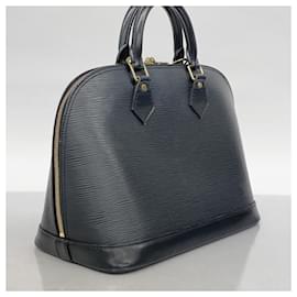 Louis Vuitton-Bolsa Epi Alma Louis Vuitton em Noir-Preto