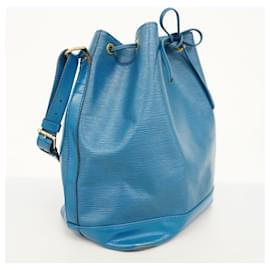 Louis Vuitton-Bolsa de Ombro Noé Epi Louis Vuitton em Azul Toledo-Azul