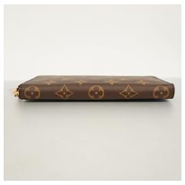 Louis Vuitton-Louis Vuitton Long Wallet Monogram Portefeuille Clemence-Brown,Pink