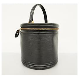 Louis Vuitton-Bolsa Louis Vuitton Epi Cannes em Noir-Preto