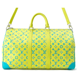 Louis Vuitton-Louis Vuitton Keepall Bandouliere 50-Yellow