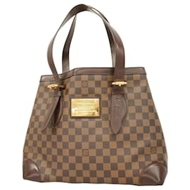 Louis Vuitton-Louis Vuitton Damier Hampstead MM Tote Bag-Damier ebene