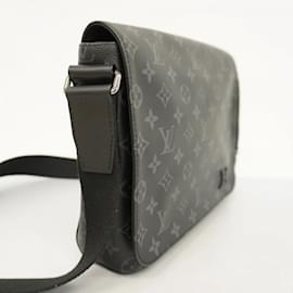 Louis Vuitton-Louis Vuitton Monogram Eclipse District PM Shoulder Bag-Black