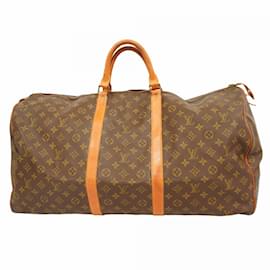 Louis Vuitton-Bolsa Boston Keepall 60 Monograma Louis Vuitton-Marrom