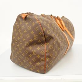 Louis Vuitton-Bolsa Boston Keepall 60 Monograma Louis Vuitton-Marrom