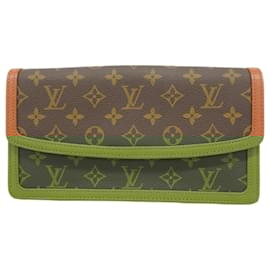 Louis Vuitton-Bolsa Clutch Pochette Dame PM Monogram Louis Vuitton-Marrom