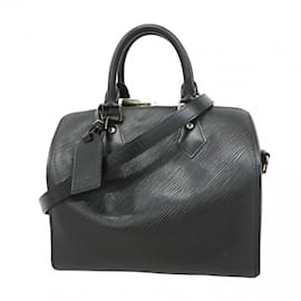 Louis Vuitton-Bolsa Louis Vuitton Epi Speedy Bandoulière 25-Preto