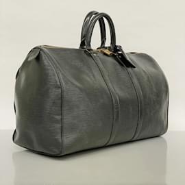 Louis Vuitton-Bolsa Boston Keepall 45 Epi Louis Vuitton-Preto