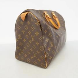 Louis Vuitton-Bolsa Louis Vuitton Monogram Speedy 40-Marrom