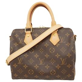 Louis Vuitton-Bolsa Louis Vuitton Monogram Speedy Bandoulière 25-Marrom