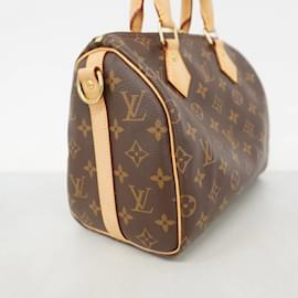 Louis Vuitton-Bolsa Louis Vuitton Monogram Speedy Bandoulière 25-Marrom