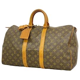Louis Vuitton-Bolsa Boston marrom Louis Vuitton-Marrom