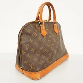 Louis Vuitton-Bolsa de mão Alma Monogram Louis Vuitton-Marrom