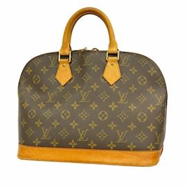 Louis Vuitton-Bolsa de mão Alma Monogram Louis Vuitton-Marrom