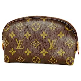 Louis Vuitton-Pochete Tick M47515 Monograma Louis Vuitton-Marrom