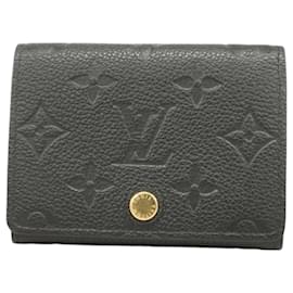 Louis Vuitton-Porta-cartões de visita Monogram Empreinte Louis Vuitton-Preto