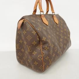 Louis Vuitton-Bolsa Louis Vuitton Monogram Speedy 30-Marrom