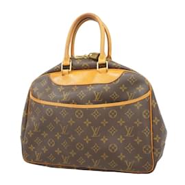 Louis Vuitton-Bolsa Deauville Monogram Louis Vuitton-Marrom