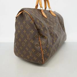 Louis Vuitton-Bolsa Louis Vuitton Monogram Speedy 40-Marrom