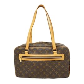 Louis Vuitton-Bolsa de Ombro Monogram Cite GM Louis Vuitton-Marrom