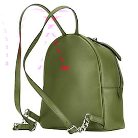Fendi-Fendi Studded Chain Backpack-Red