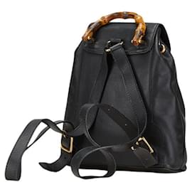 Gucci-Gucci Bamboo Mini Backpack-Brown,Black