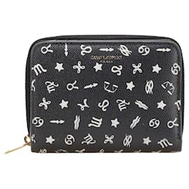 Saint Laurent-Saint Laurent Zodiac Print Bi-fold Wallet-Black,White