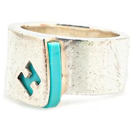 Hermès-Bague Candy Hermes #50 SV925 Argent-Argenté
