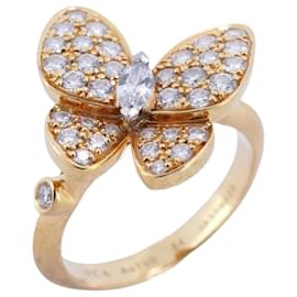 Van Cleef & Arpels-Van Cleef & Arpels 18K Yellow Gold Diamond Band Ring-Other