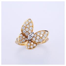 Van Cleef & Arpels-Van Cleef & Arpels 18K Yellow Gold Diamond Band Ring-Other