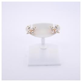 Tiffany & Co-Tiffany Victoria 18K Pink Gold Diamond Stud Earrings-Other