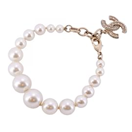 Chanel-Chanel Charm Bracelet in Champagne Gold-Golden