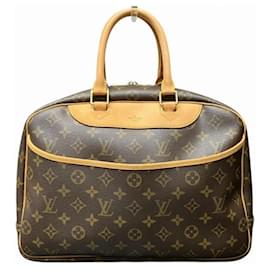 Louis Vuitton-Bolsa Deauville Monogram Louis Vuitton-Marrom,Monograma