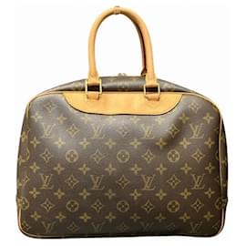 Louis Vuitton-Bolsa Deauville Monogram Louis Vuitton-Marrom,Monograma