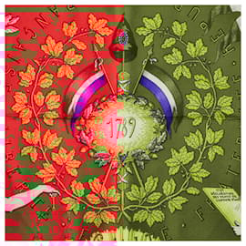 Hermès-Hermes Carré 90 Scarf-Blue,Multiple colors