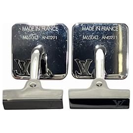 Louis Vuitton-Louis Vuitton Champs Elysees Cufflinks-Silvery